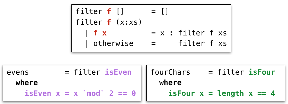 filter instances